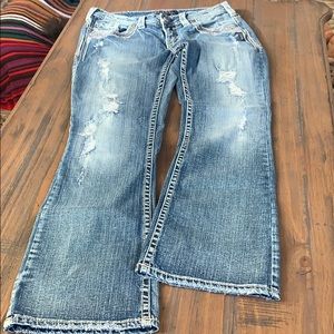 EUC Silver Aiko Jeans